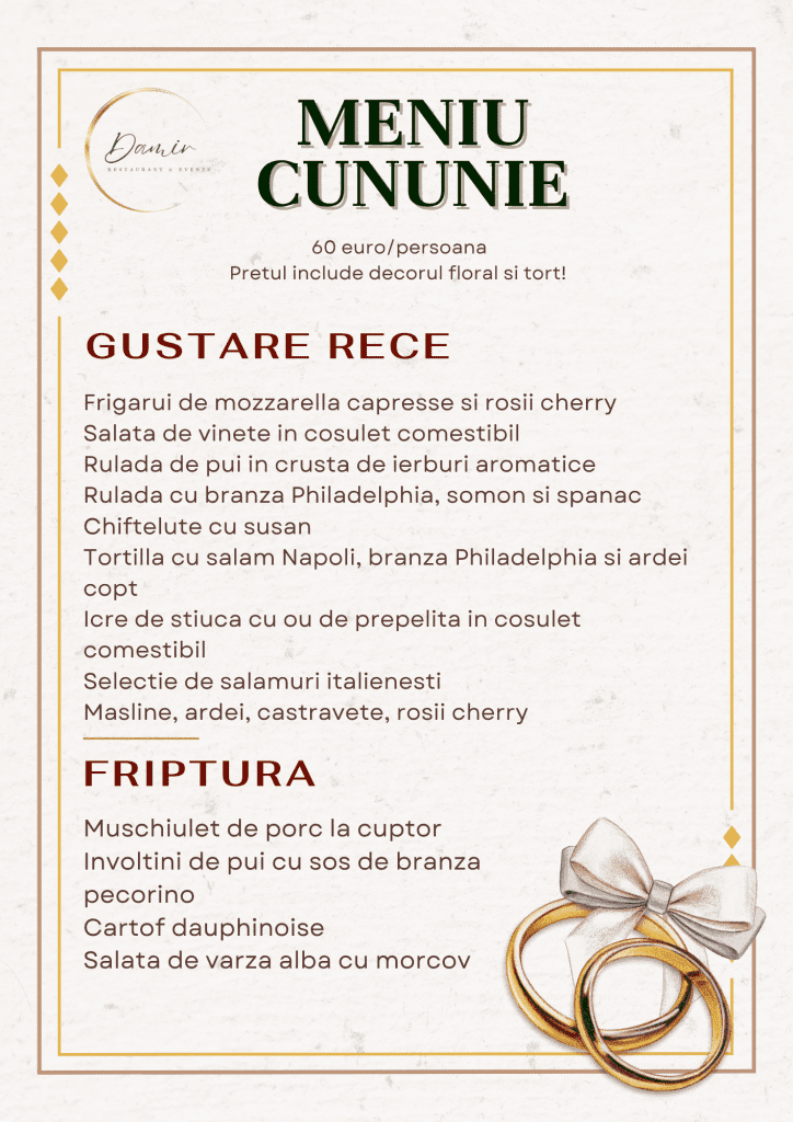 Meniu majorat