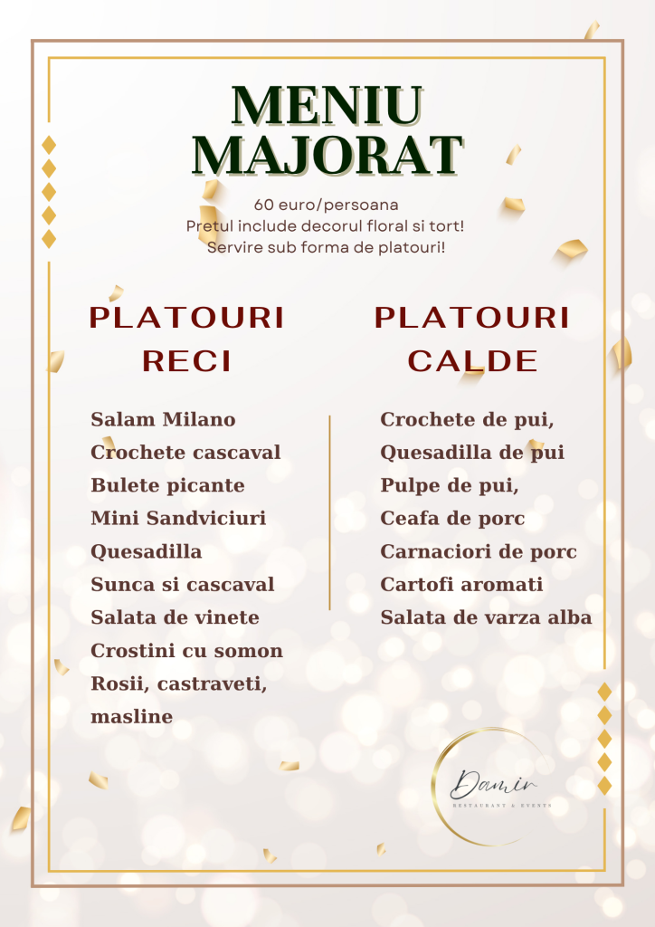 Meniu cununie